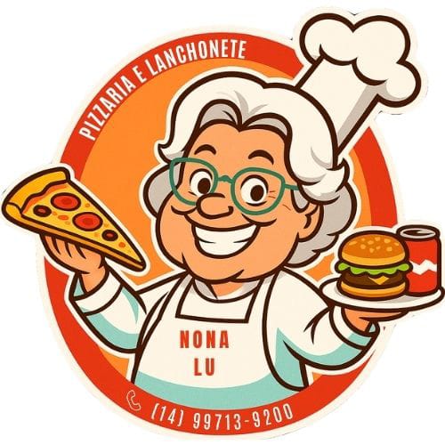 Logo Pizzas e Lanches NonaLu